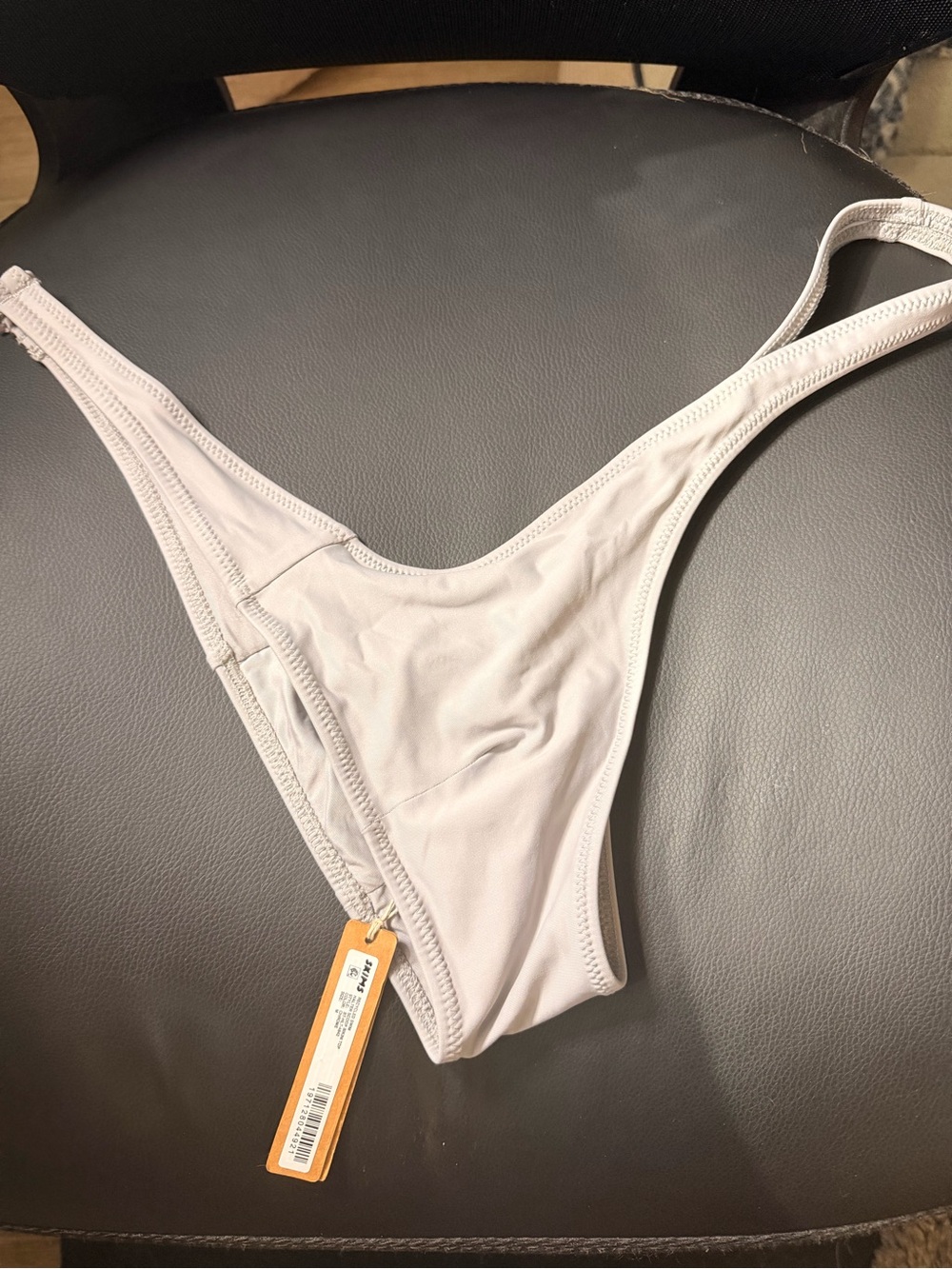 SKIMS haulter scoop chrome/Gray Bikini Bottom - M